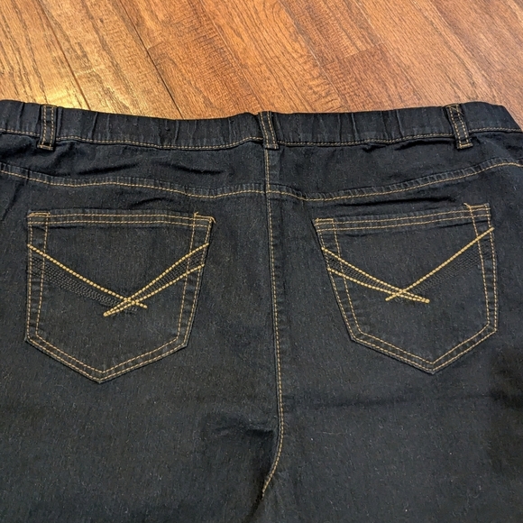 Pennington pull on lightweight dark blue jegging jeans Size 1x NWOT - Picture 4 of 6